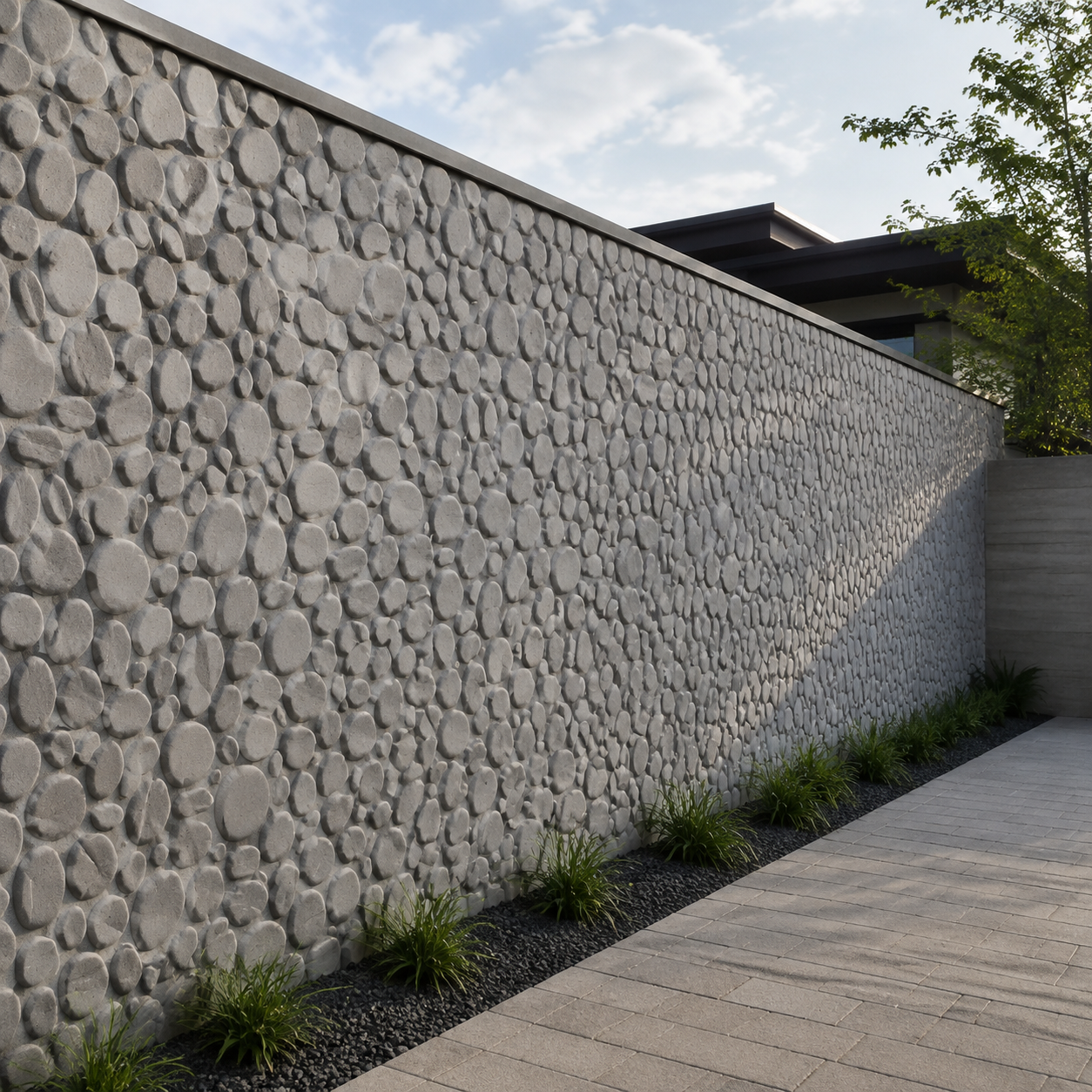 Çakıl Desen Beton Kalıp ile Mimari Duvar Tasarımı ve Uygulama Önerileri