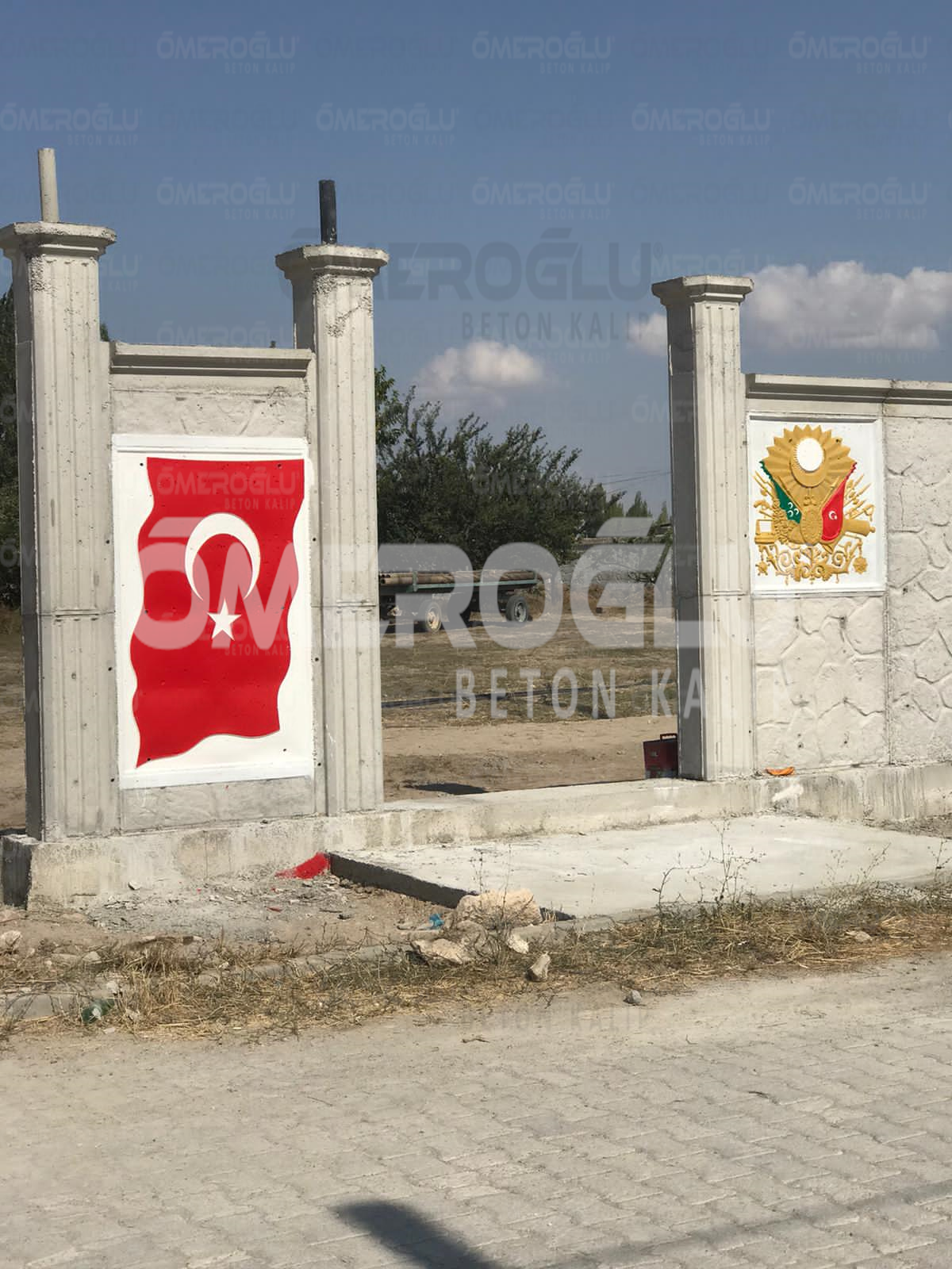 Özel Logolu Beton Kalıp Örnekleri